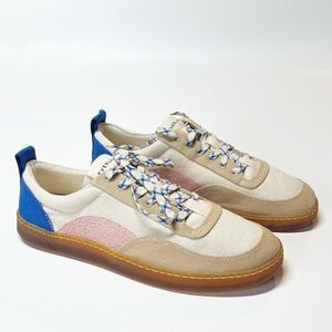 Everlane The Tread-Bare Sneaker Canvas Lapis Blue / Classic Red Men 11 Women 13